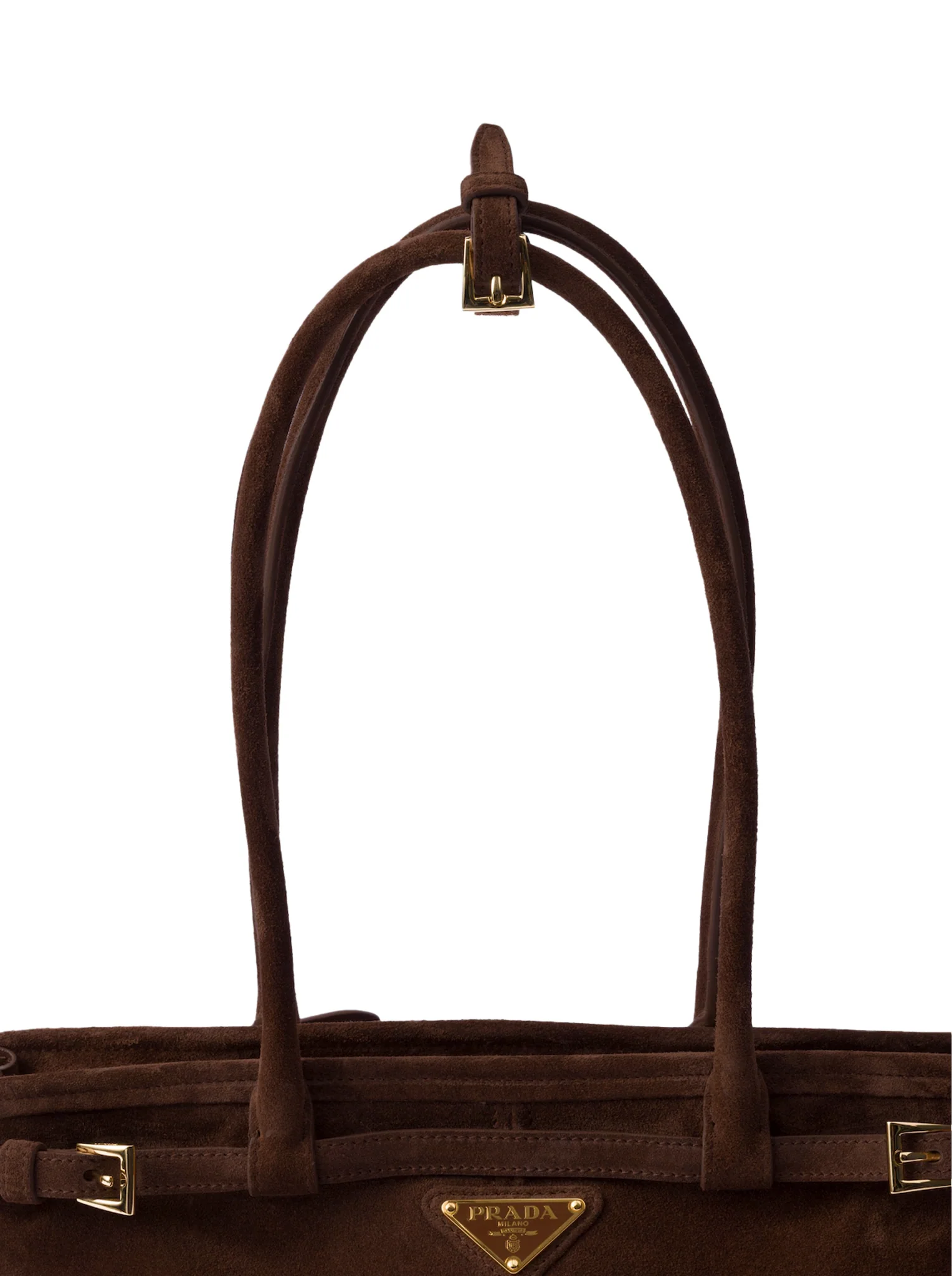 PRADA BONNIE MEDIUM SUEDE HANDBAG - Image 6