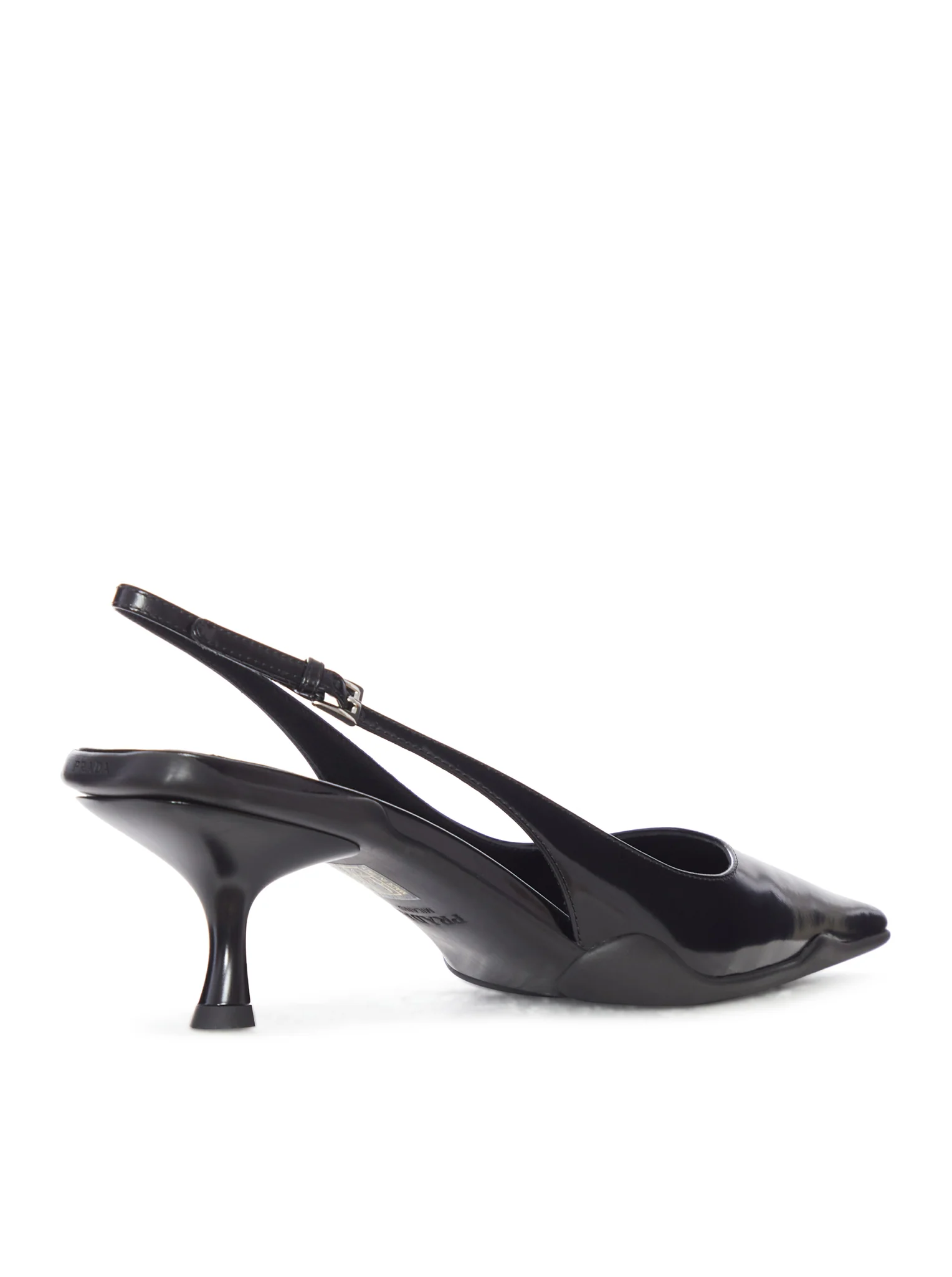 SLINGBACK PUMP IN SMOOTH LEATHER - Image 3