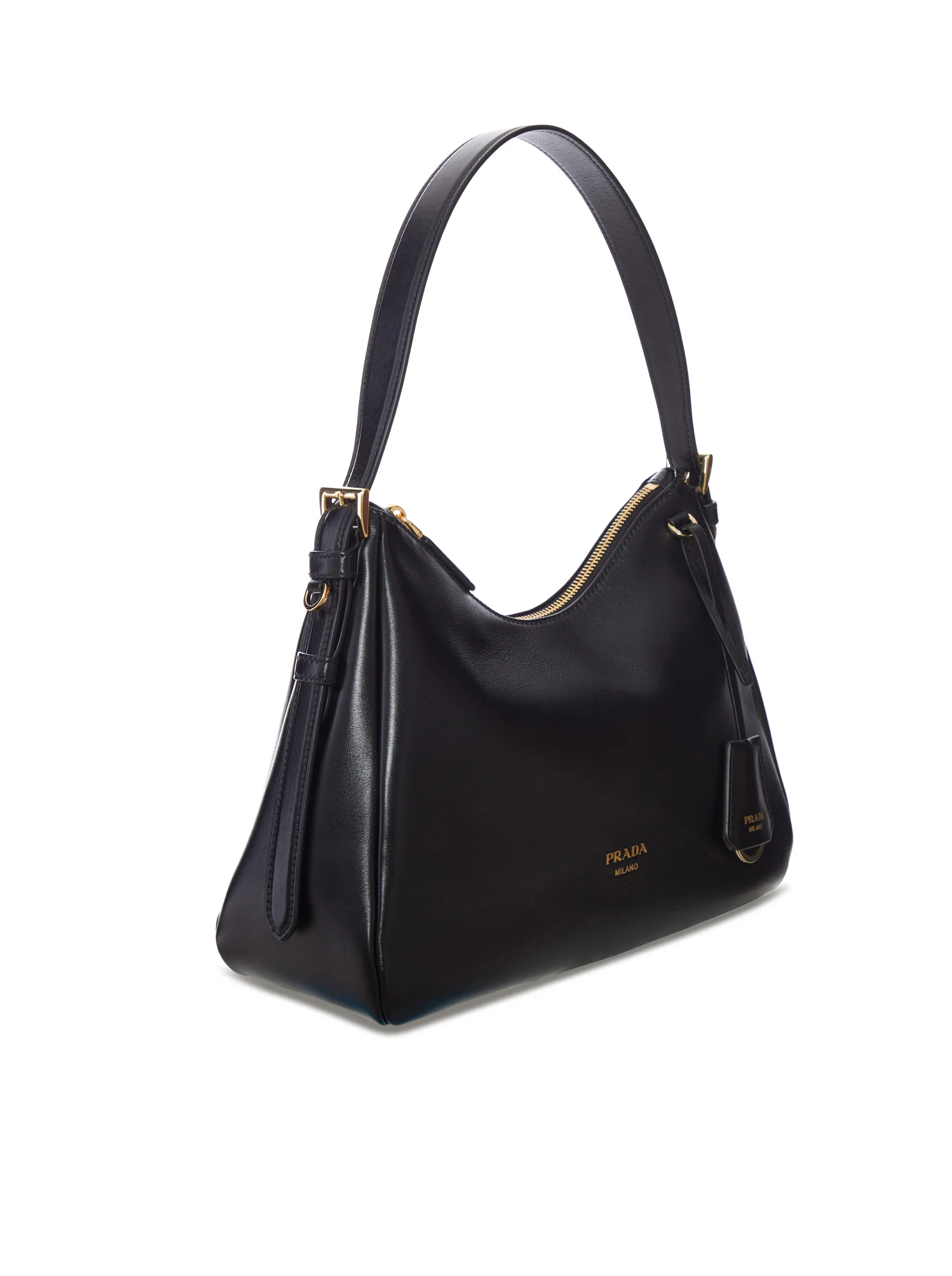 SMOOTH LEATHER SHOULDER BAG - Image 2