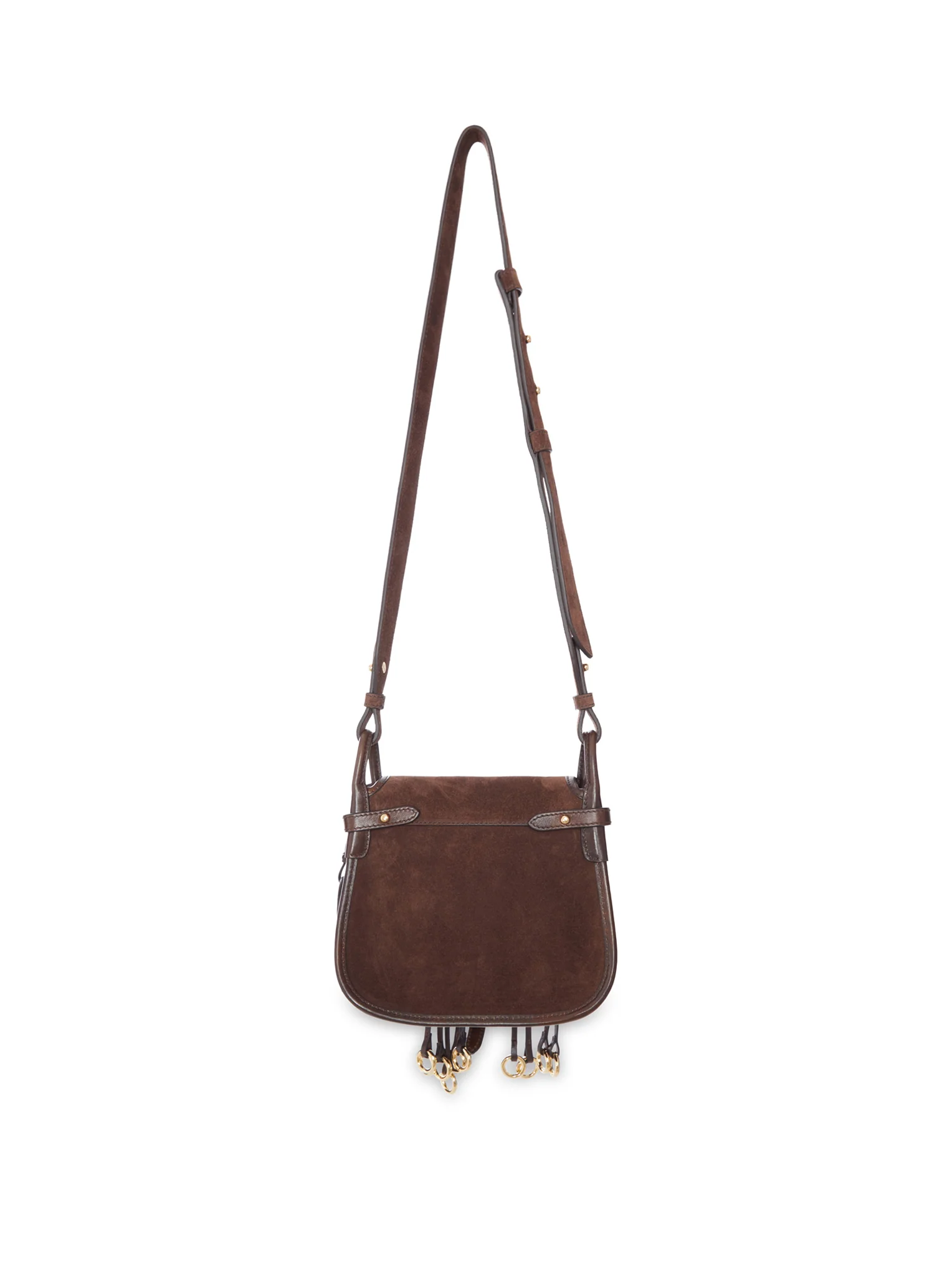 SUEDE CROSSBODY BAG WITH FRINGE - Image 3