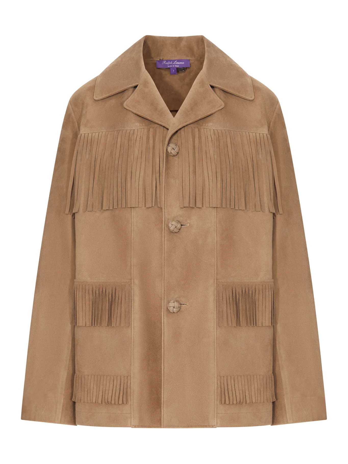 WESTERN SUEDE JACKET WITH FRINGES