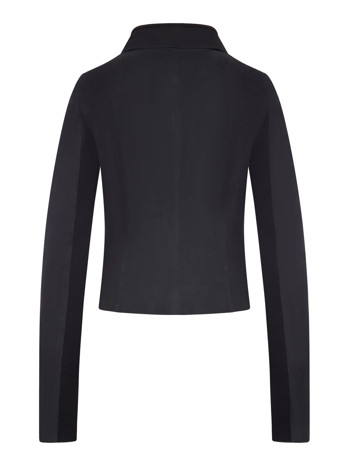 BIKER JACKET WITH WIDE WRAP COLLAR - Image 2