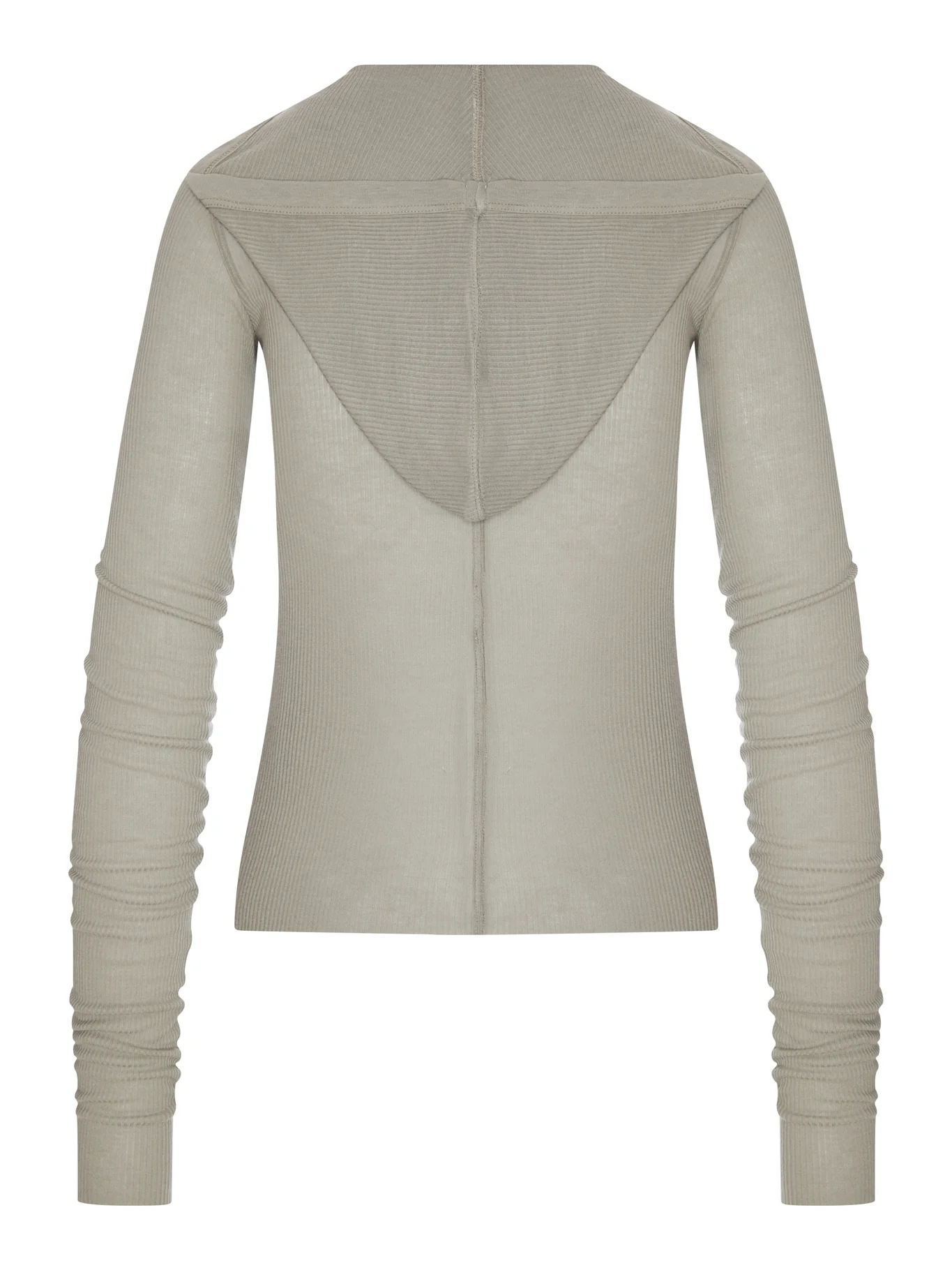 RIBBED KNIT HOODIE - Image 2