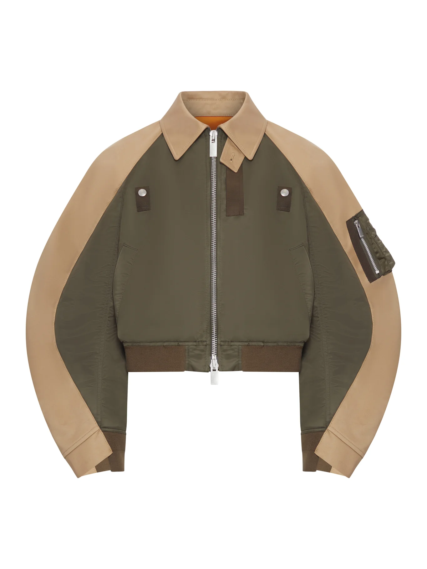 COTTON CHINO X NYLON TWILL BLOUSON