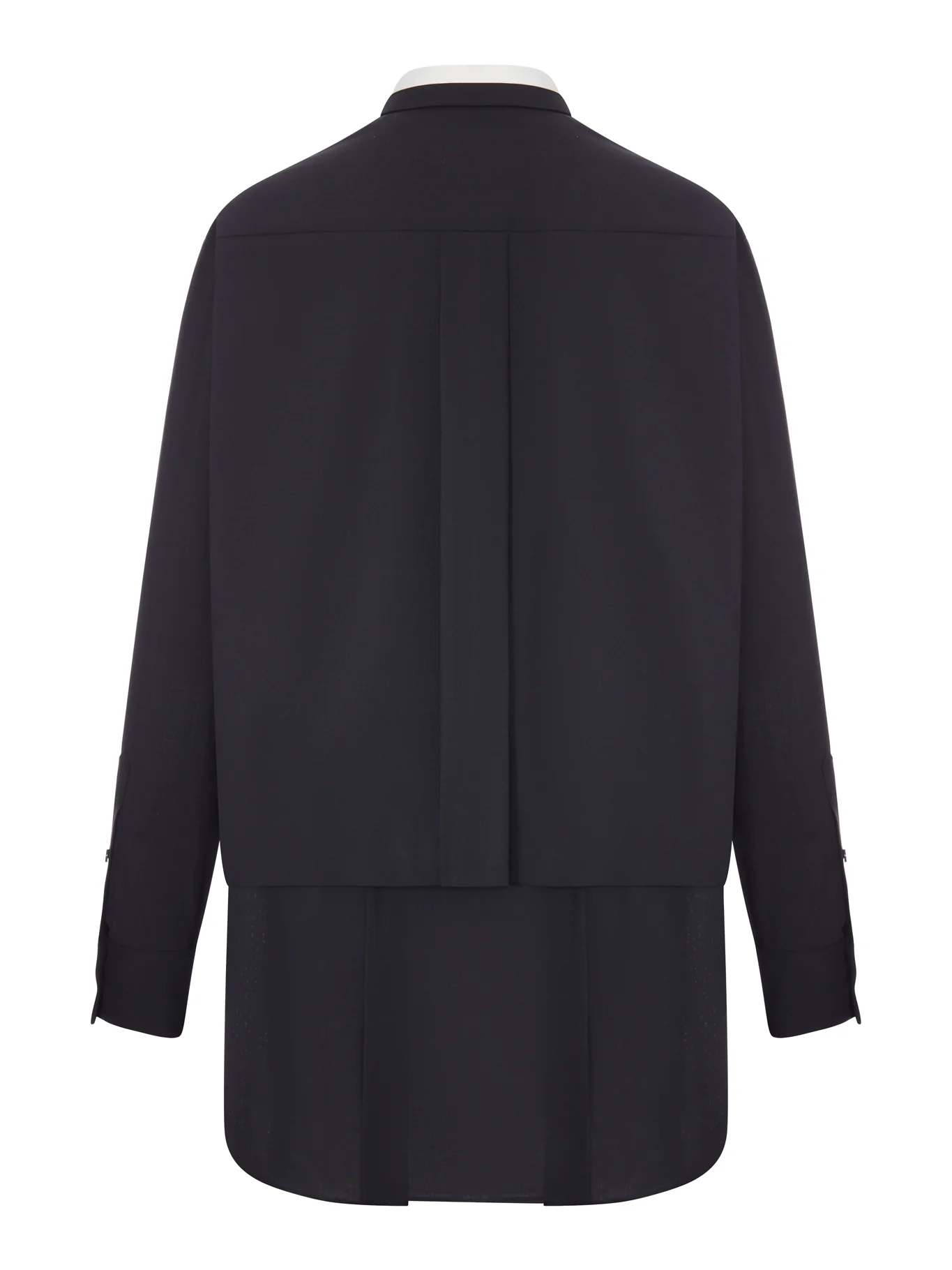 SHIRT DRESS WITH INTEGRATED SCARF - Image 2