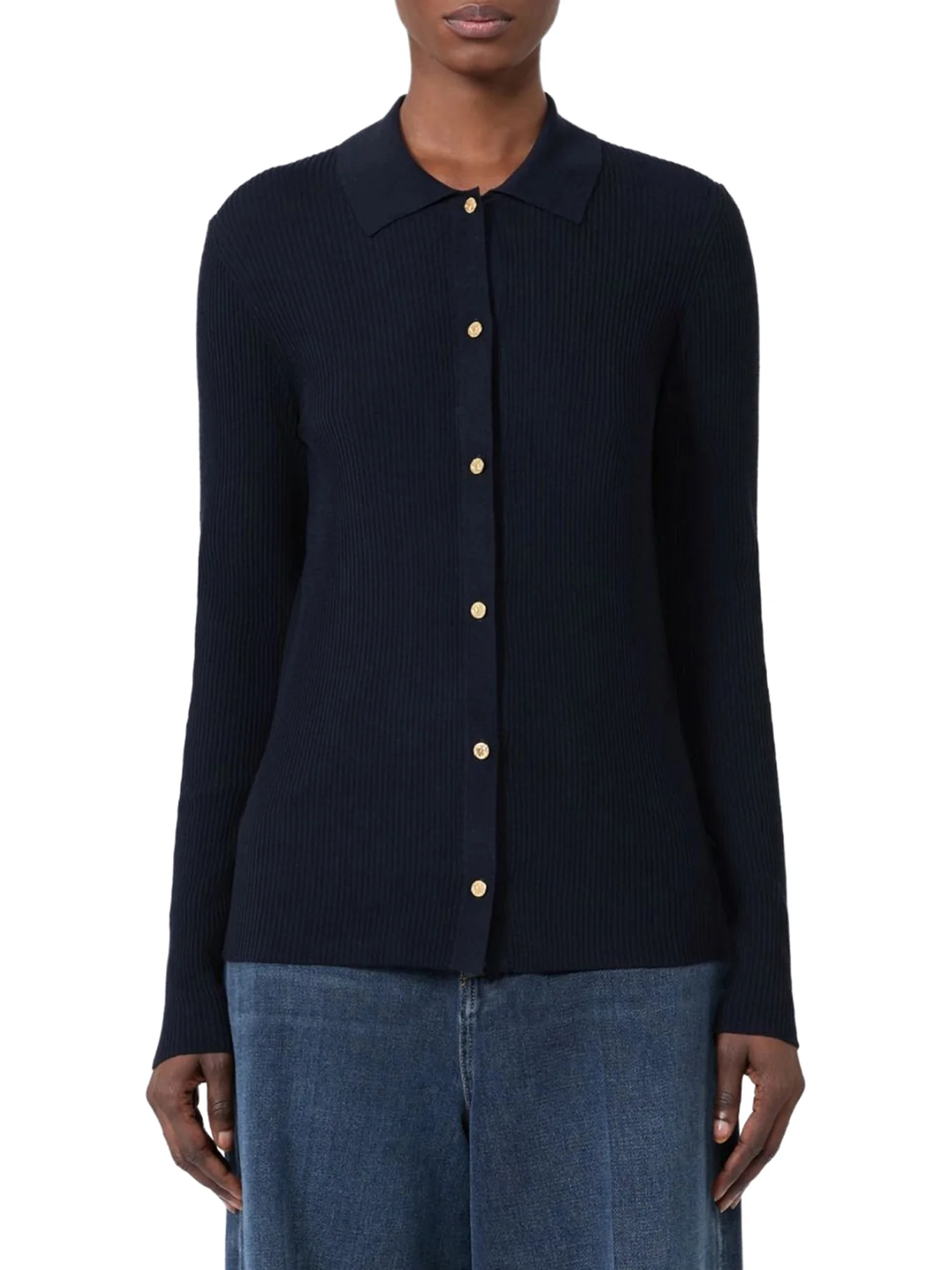 FITTED CARDIGAN IN WOOL YARN - Image 3