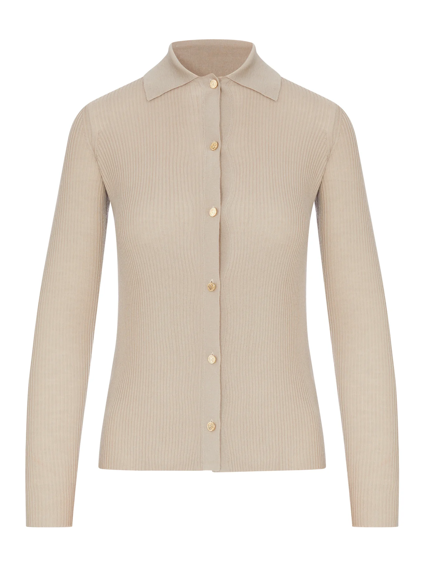 FITTED CARDIGAN IN WOOL YARN
