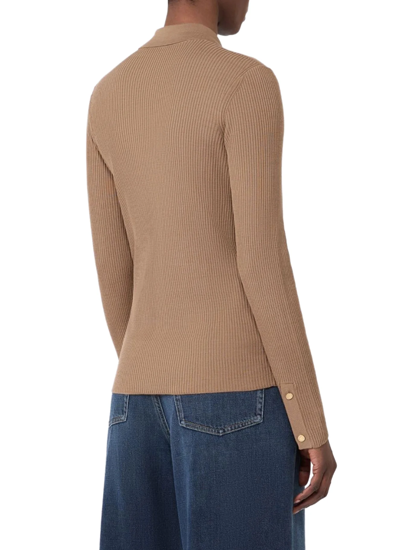 FITTED CARDIGAN IN WOOL YARN - Image 4