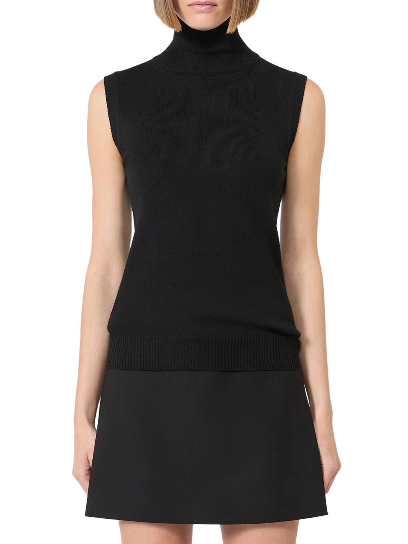 SLEEVELESS TOP IN PURE WOOL - Image 3