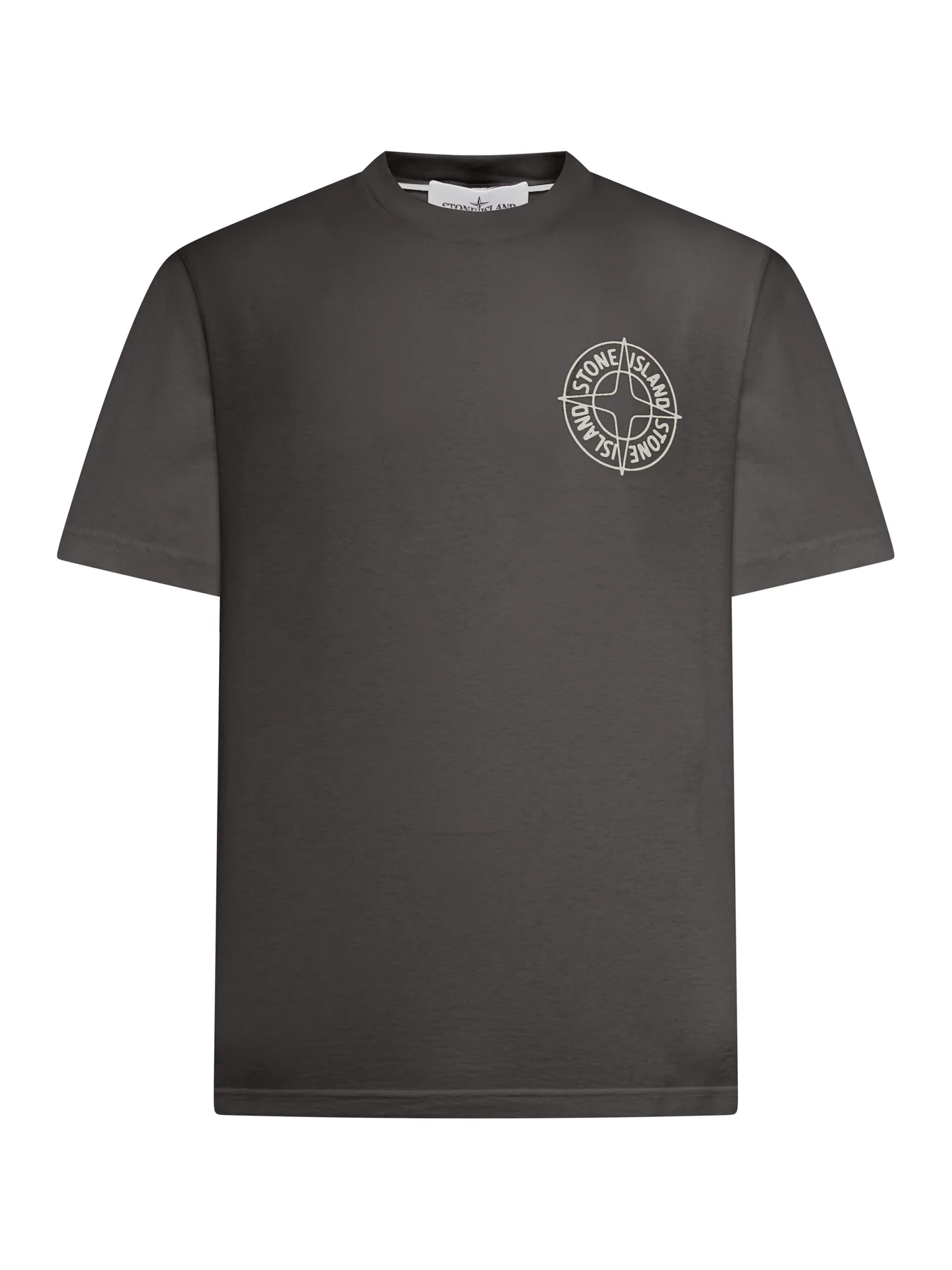 CREW NECK COTTON T-SHIRT WITH PRINT