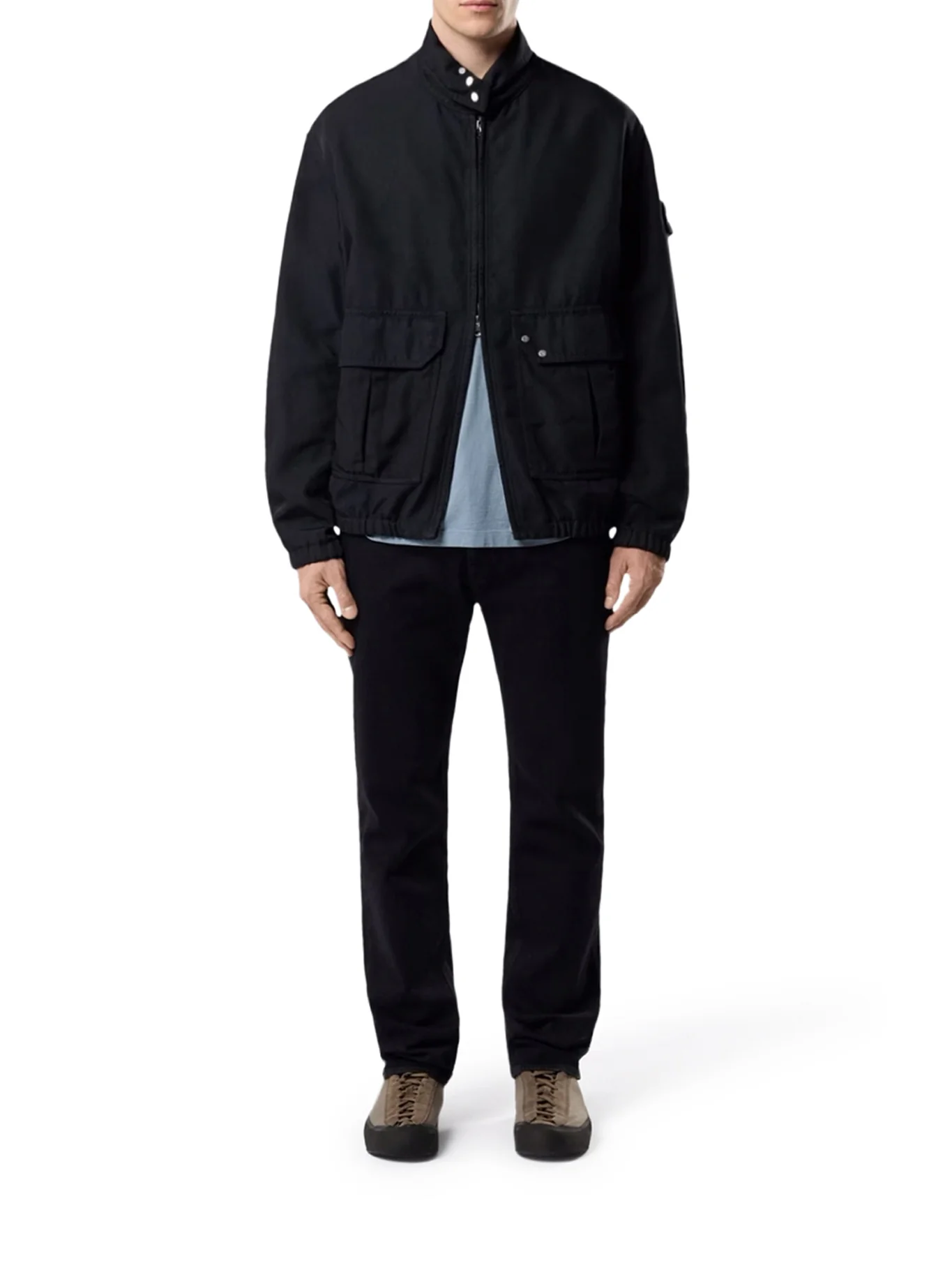SLIM JEANS WITH COMPASS LOGO - Image 2