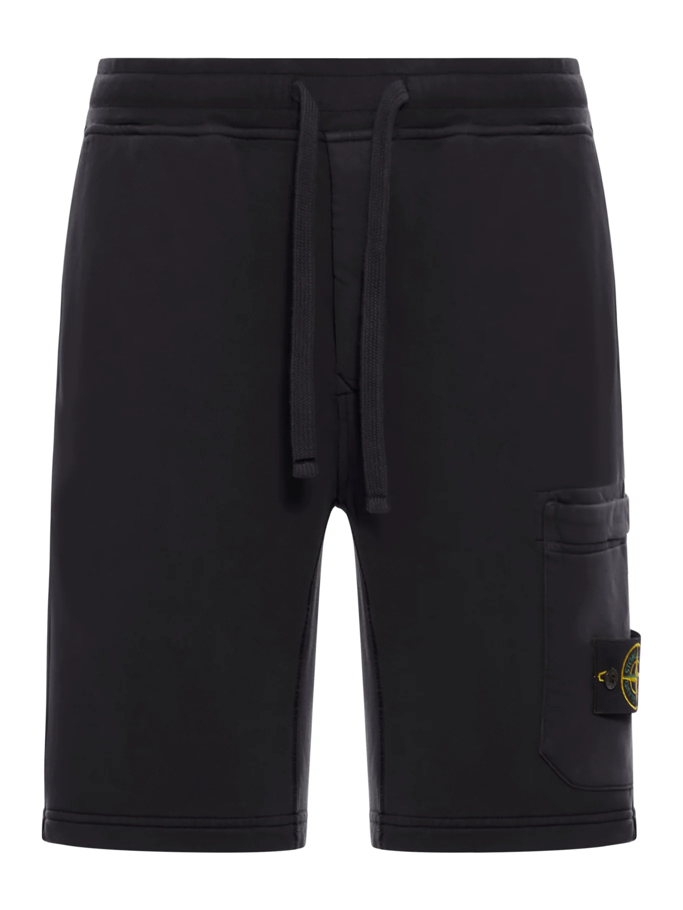 SPORTS BERMUDA SHORTS WITH COMPASS APPLIQUE