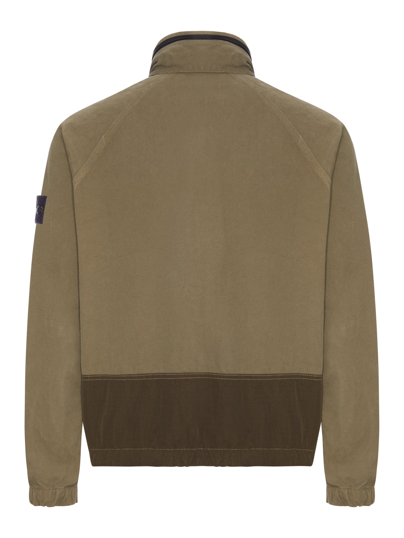 STONE ISLAND COTTON JACKET WITH BADGE - Image 2