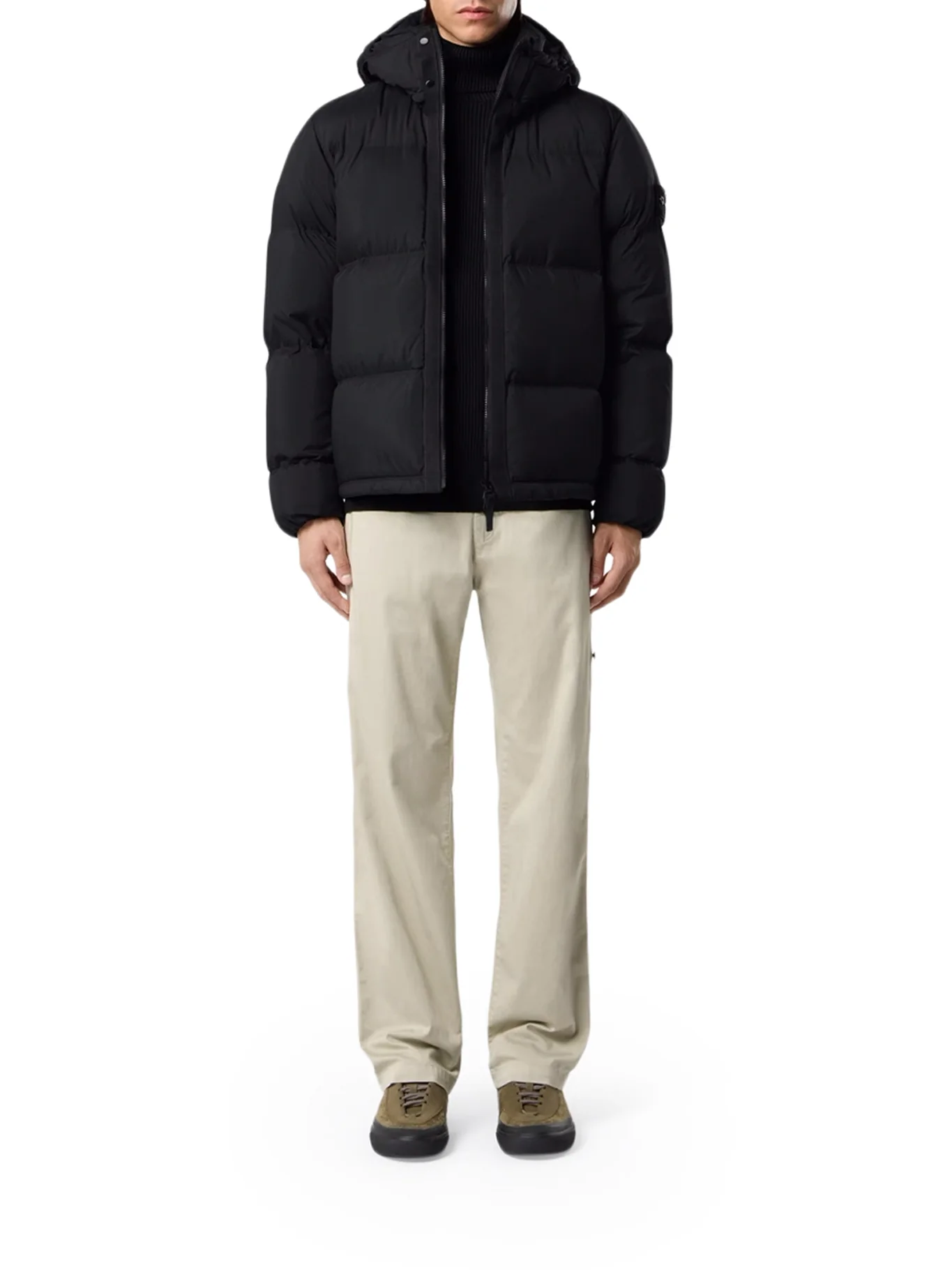 TEAR-PROOF DOWN JACKET WITH DETACHABLE HOOD - Image 2
