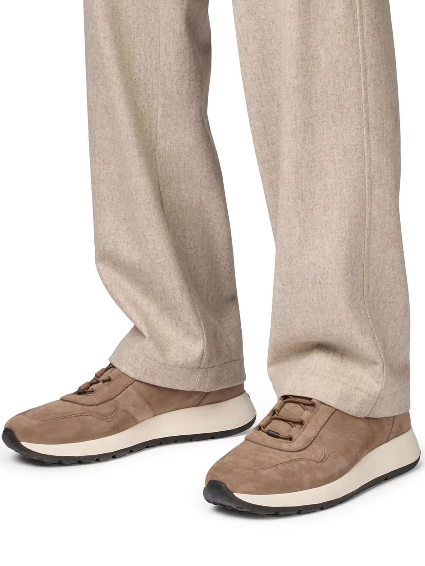 RED DOT SNEAKERS IN PASHMY SUEDE - Image 2
