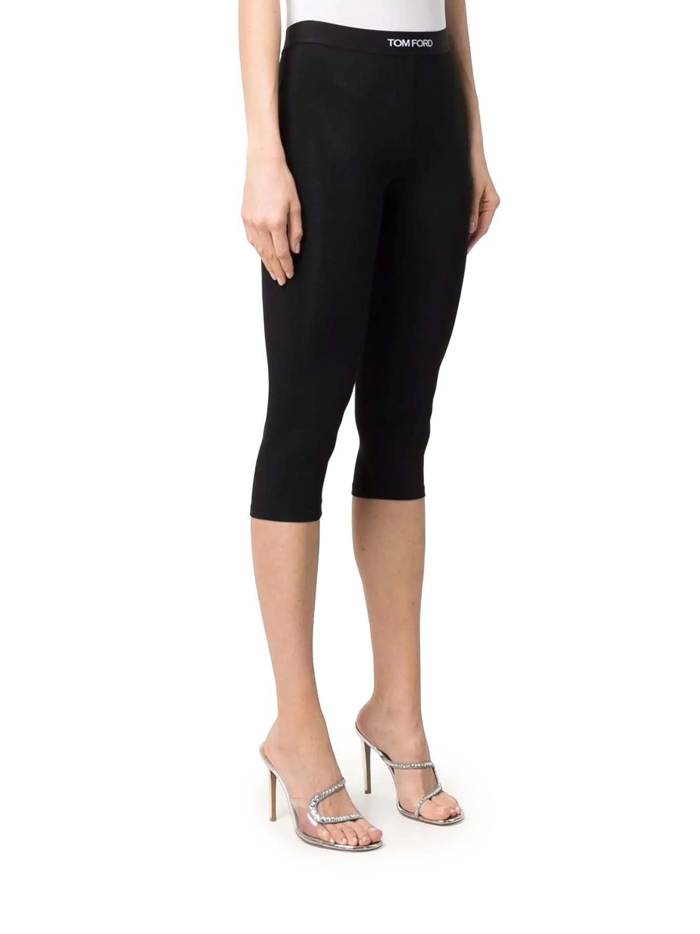 CROPPED LEGGINGS WITH LOGO - Image 3