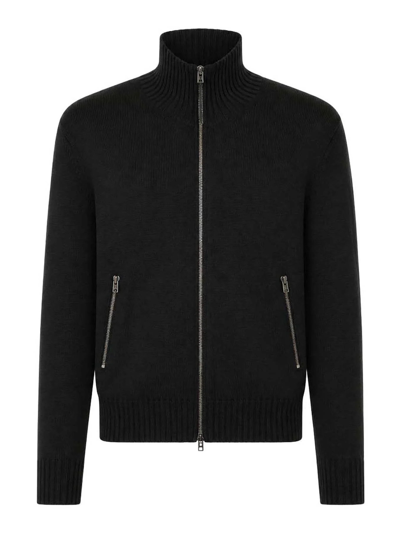 ZIP-UP CARDIGAN IN MÉRINOS WOOL