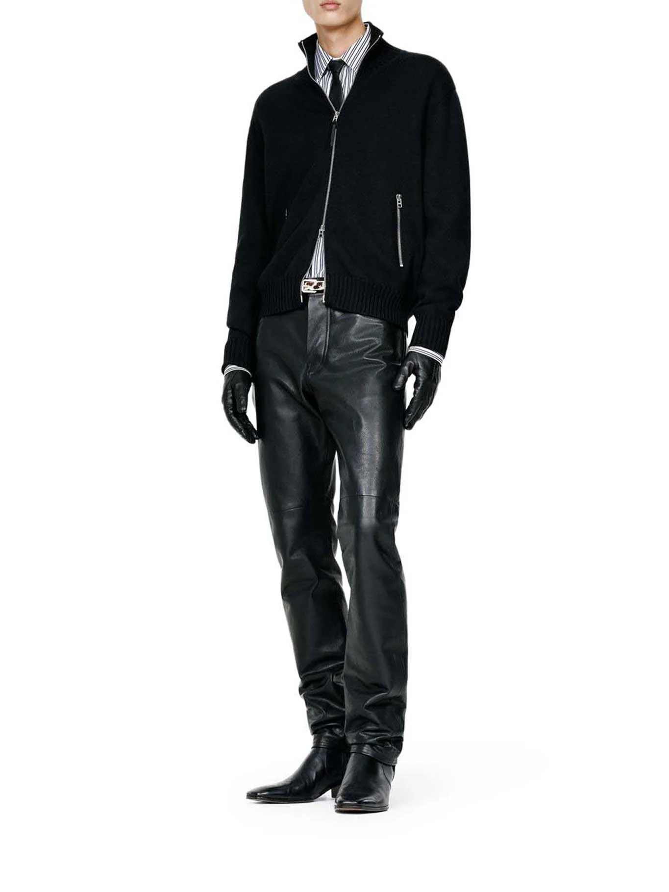 ZIP-UP CARDIGAN IN MÉRINOS WOOL - Image 2
