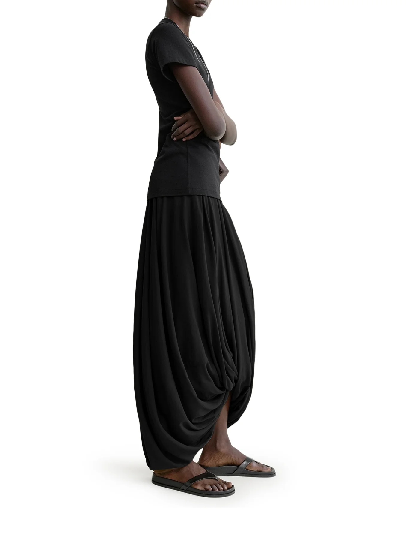 COCOON MIDI SKIRT - Image 4