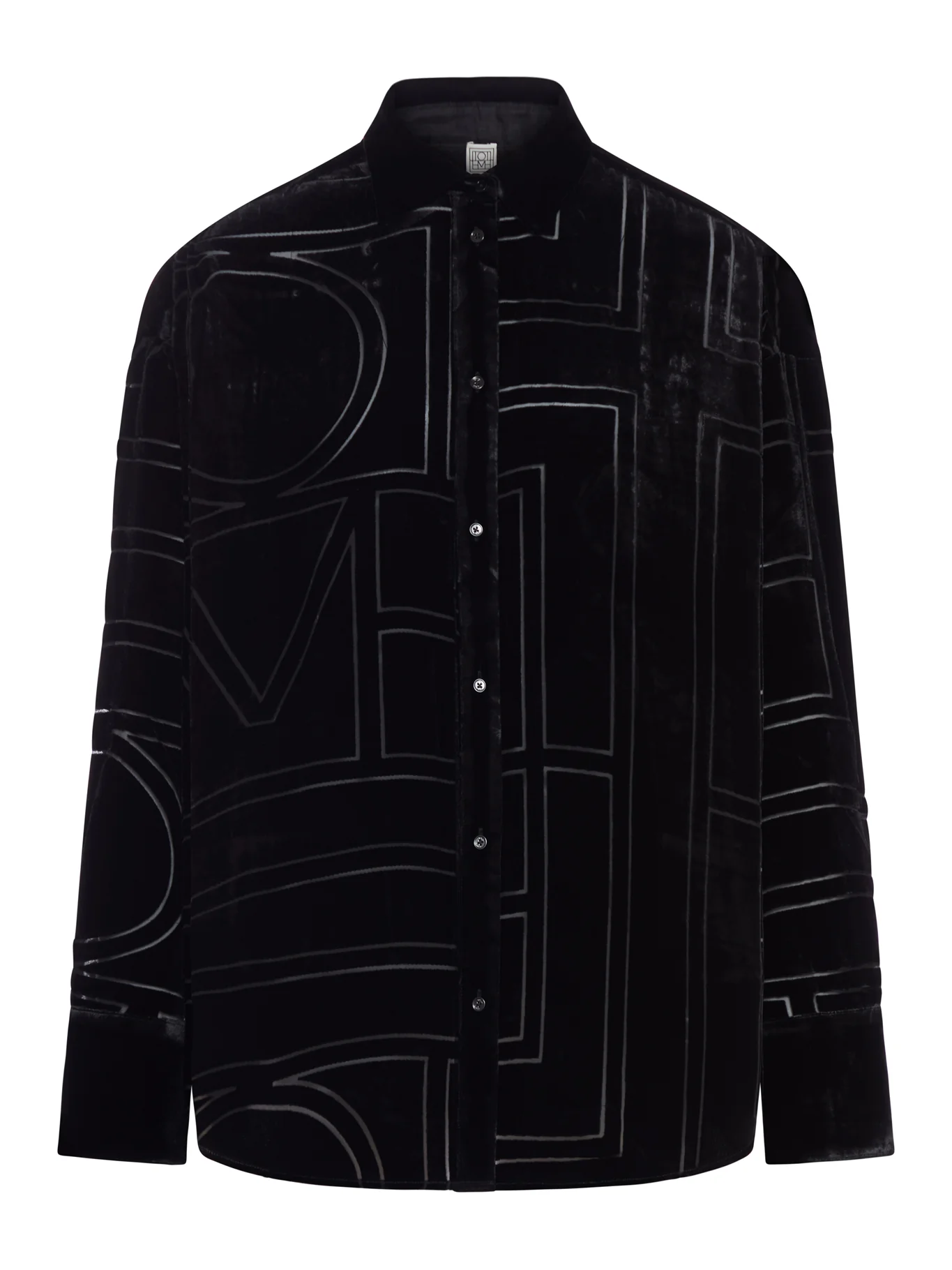 OVERSIZED DEVORÉ SHIRT