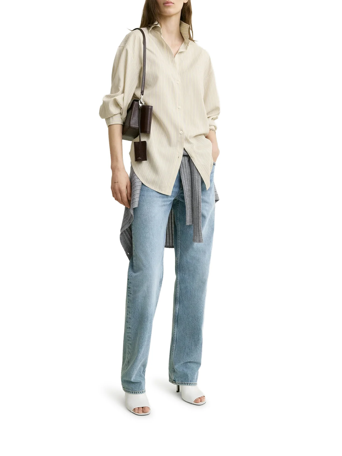 OVERSIZED STRIPED SHIRT - Image 2