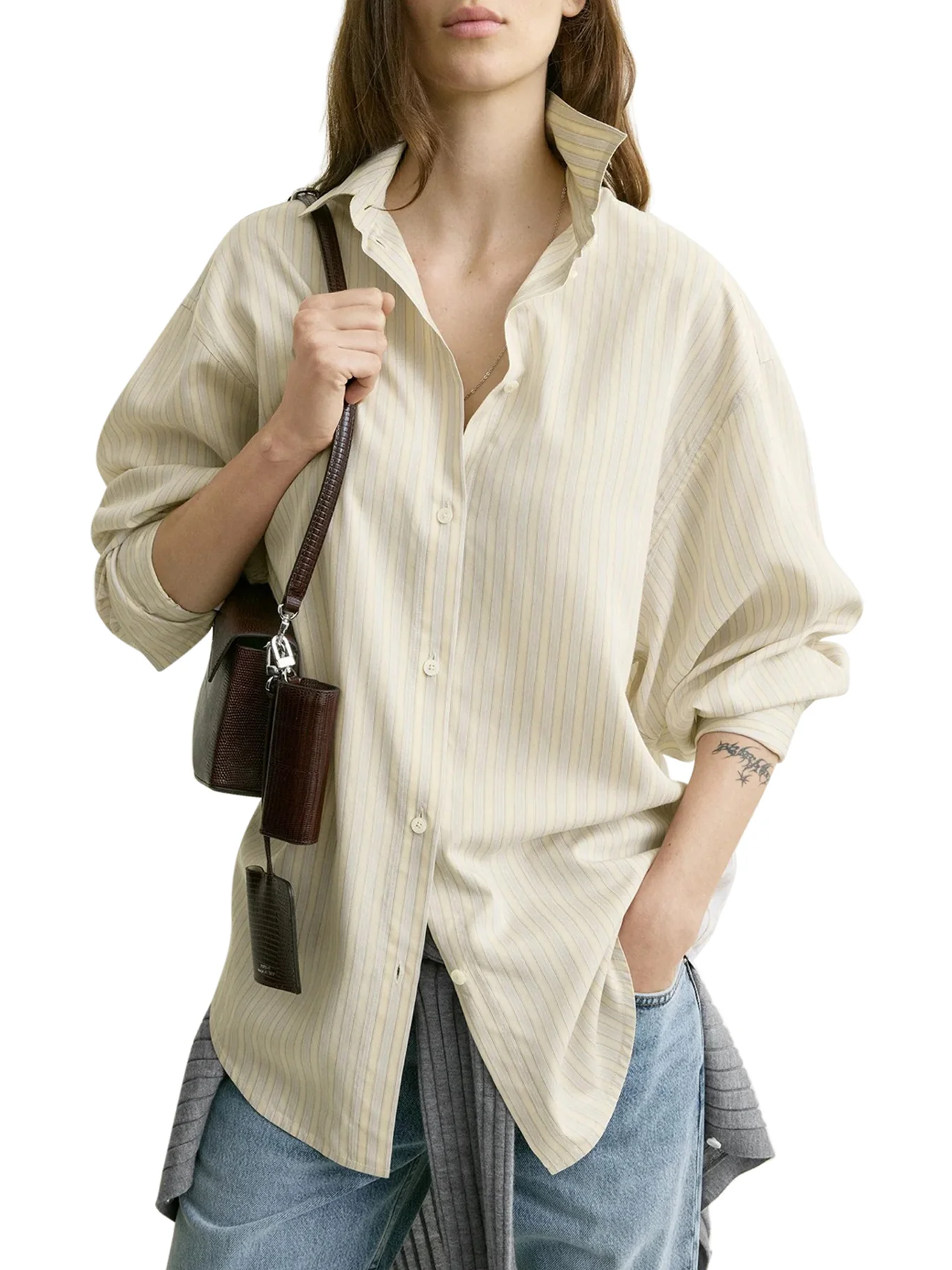 OVERSIZED STRIPED SHIRT - Image 3