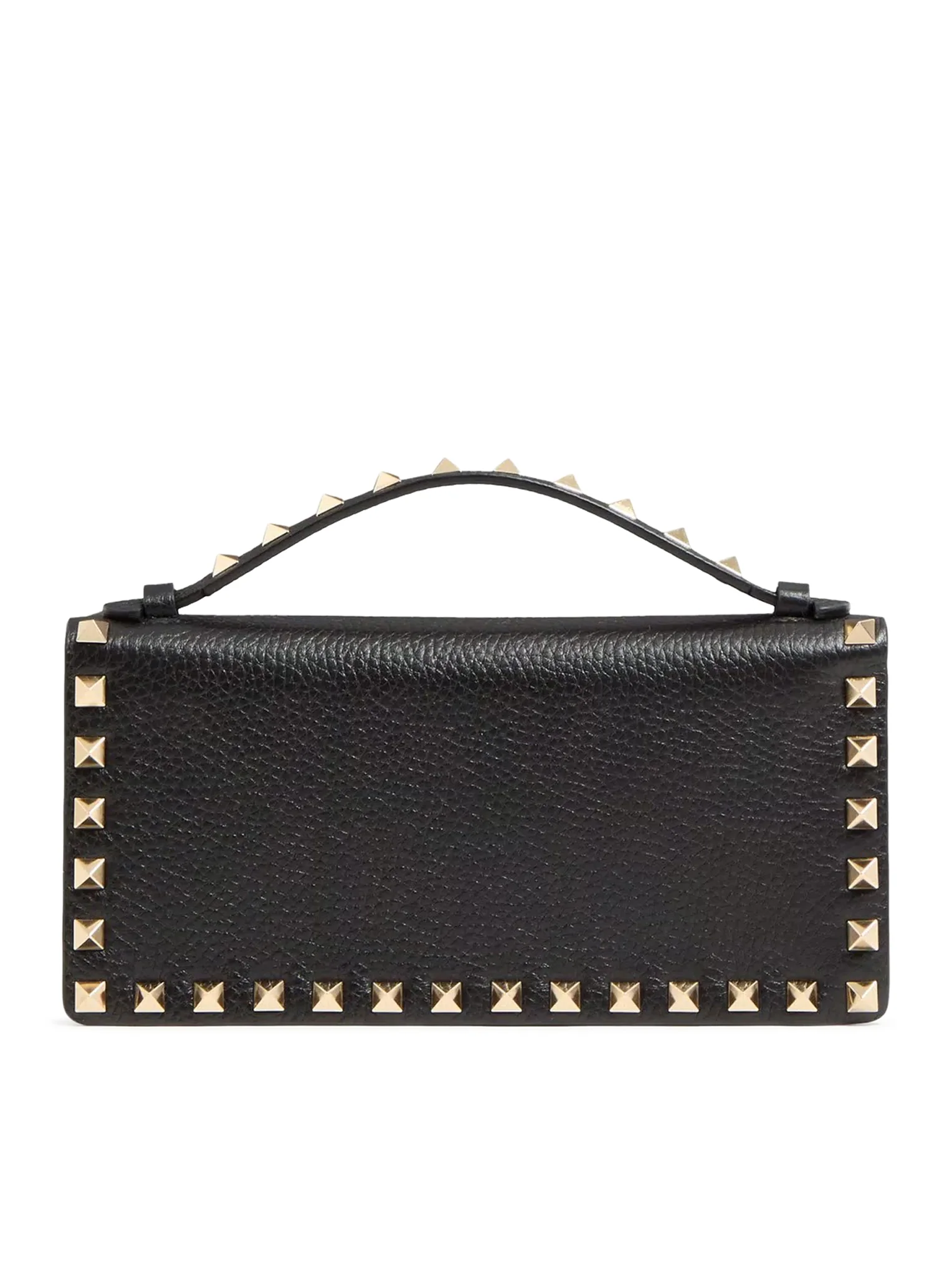 ROCKSTUD CHAIN WALLET IN GARNET CALFSKIN - Image 5