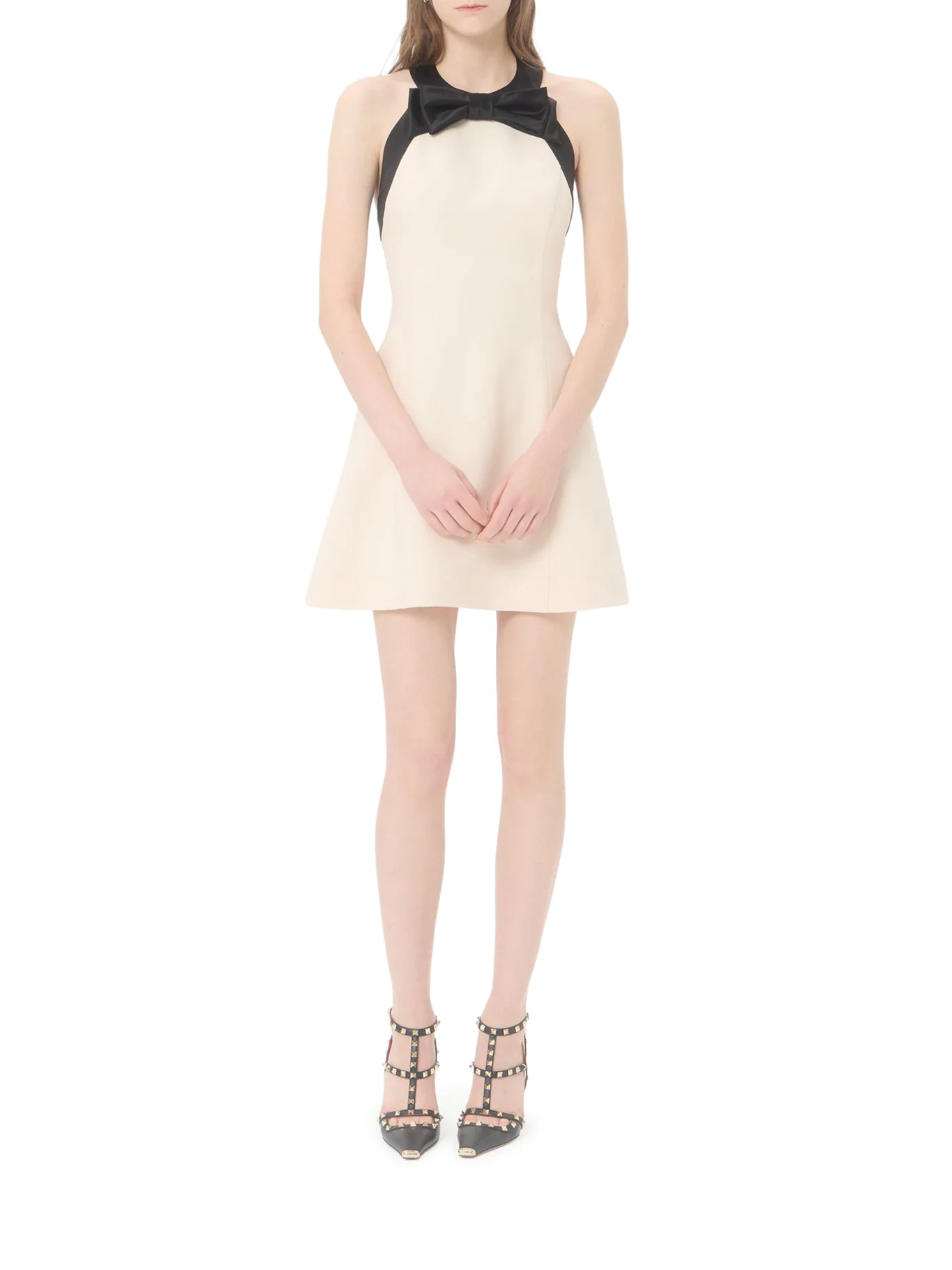 SHORT CREPE DRESS - Image 2